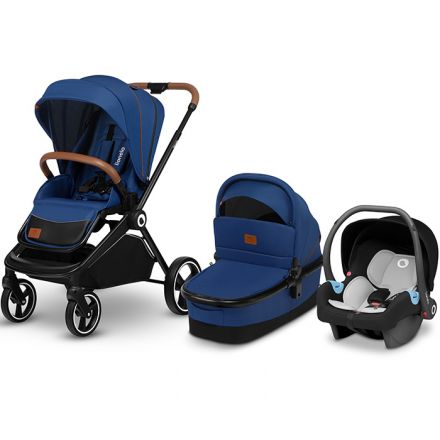 Коляска 3 в 1 Lionelo Mika BLUE NAVY